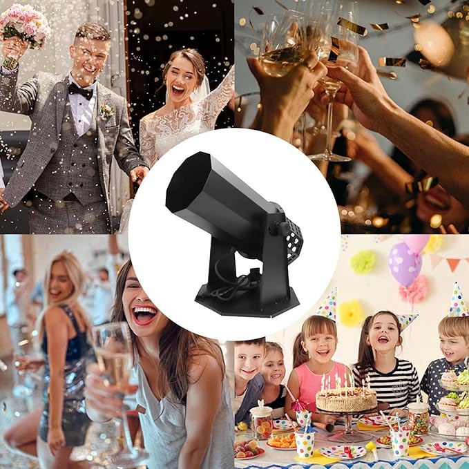 1500w Confetti Cannon Machine Professional Electric Confetti launchers Shooter With Wireless Remote,Loads Up To 2lbs Of Confetti Shoots Up To 30ft For Special Event, Parties, Club, Wedding, Concerts