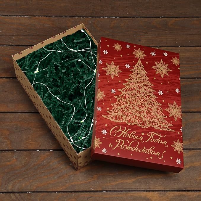 Crinkle Cut Paper Shred Filler, 2 LB Dark Green Basket Filler Shredded Paper, Confetti Stuffing for Basket Filling, Halloween, Thanksgiving, Christmas, Birthdays, Gift Wrapping, Stuffer Party Supplies