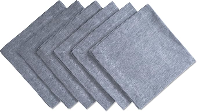 DII Chambray Kitchen, Tabletop Collection, Blue, Napkin Set