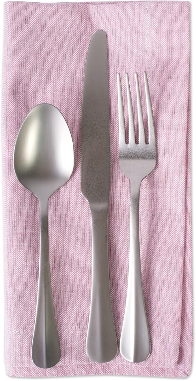 DII Chambray Kitchen, Tabletop Collection, Rose, Napkin Set