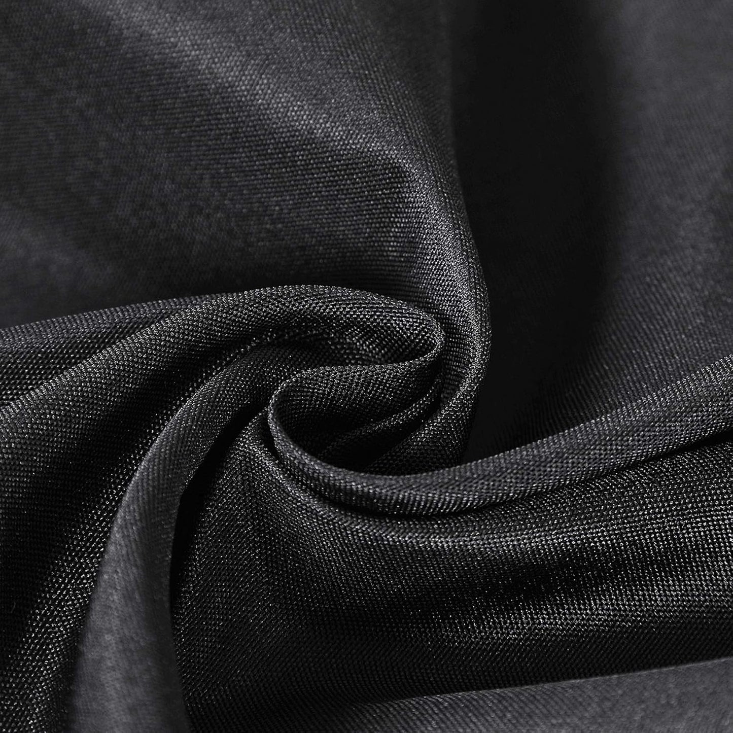 70 inch Round Tablecloth Washable Polyester Table Cloth Decorative Table Cover for Wedding Party Dining Banquet（12 Pack 70 inch,Black）