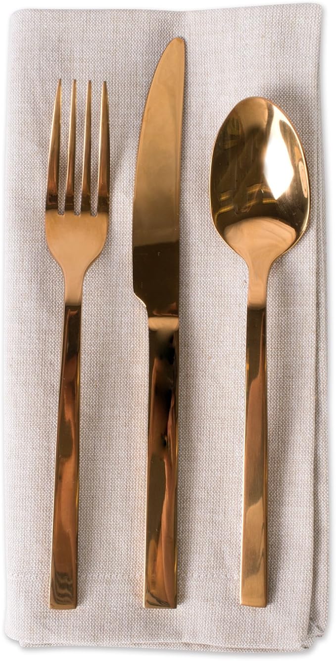 DII Chambray Kitchen, Tabletop Collection, Natural, Napkin Set