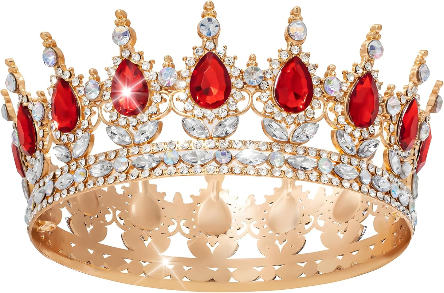 Crown Tiara for Women Queen Crown Rhinestone Wedding Crowns Birthday Tiara Women's Hair Accessories Costume Party Halloween Decor Prom Gifts