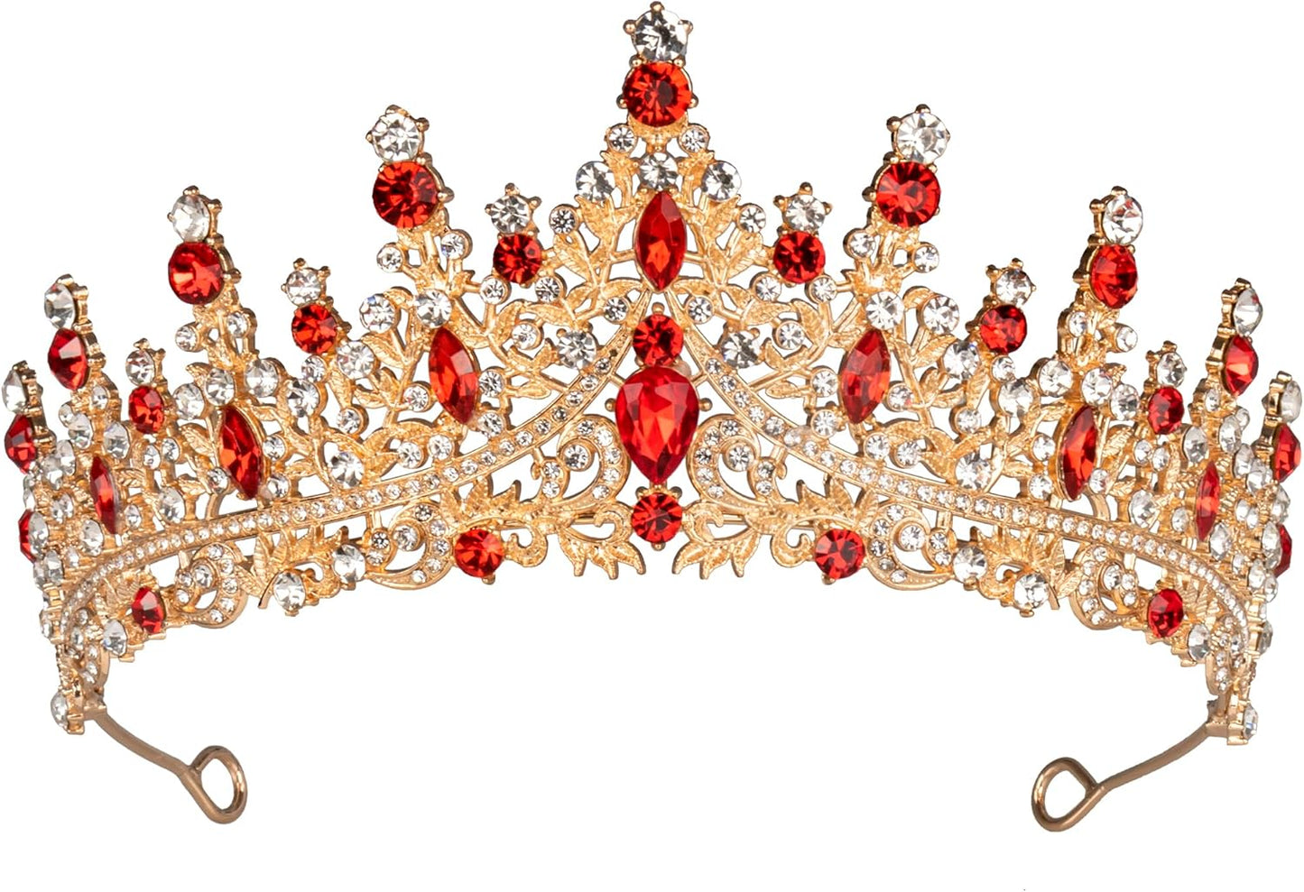 Tiaras and Crowns for Women Crystal Princess Tiaras Rhinestone Queen Crowns For Wedding Bridal Birthday Prom Pageant Party (Tiara 100)
