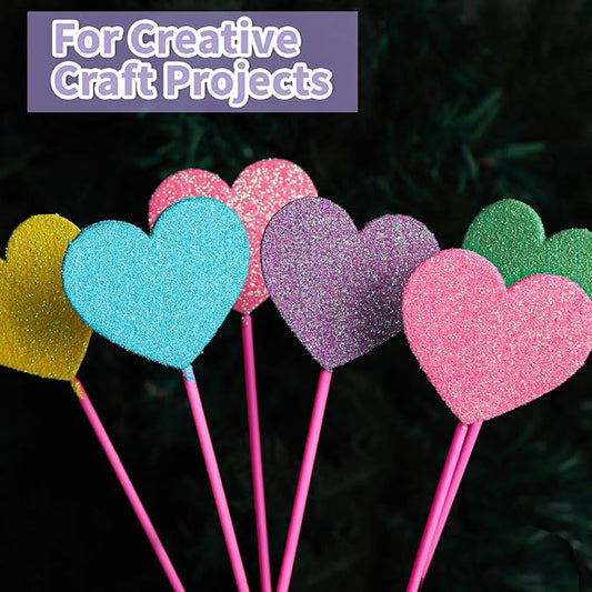 LEOBRO Fine Glitter, 24 Colors Iridescent Glitter for Crafts, Resin, Nail Body, DIY Party Decorations