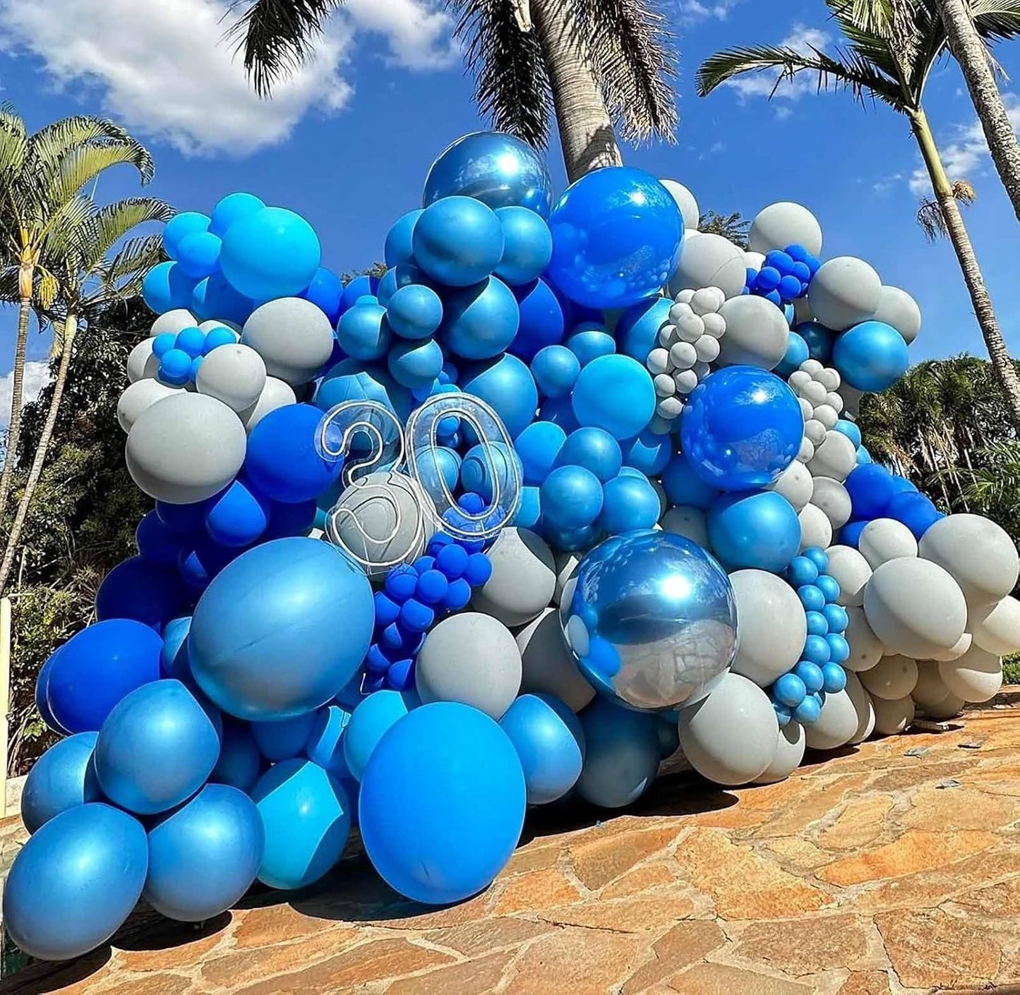 KALOR 10 Inch Dark Blue Balloons, 100 Pcs Latex Helium Balloons for Kid's Birthday Party Baby Shower Wedding Graduation Graduation Party Decorations