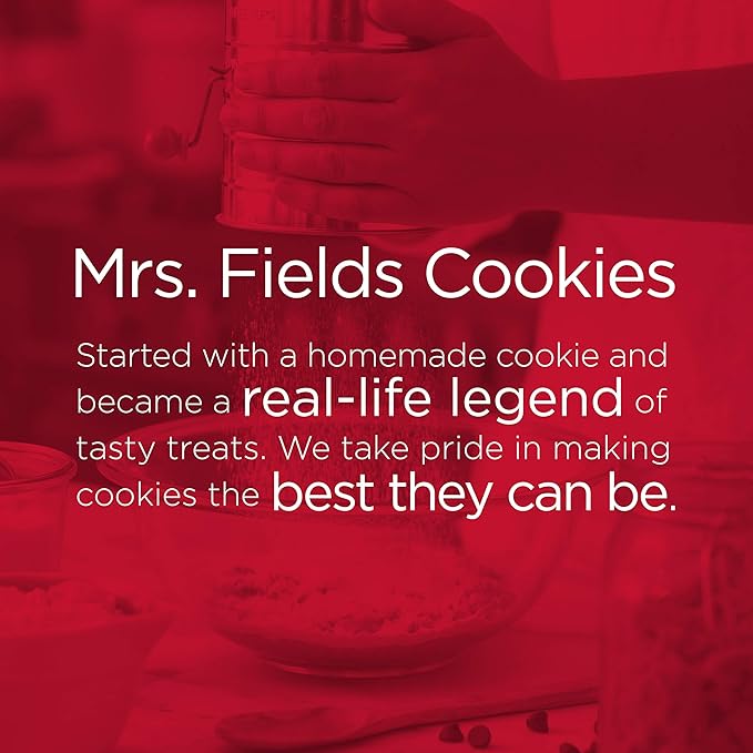 Mrs. Fields Large Sweet Signature Crate - Assorted with 12 Original Cookies and 45 Nibblers Bite-Sized Cookies in our 5 Classic Flavors (57 Count)
