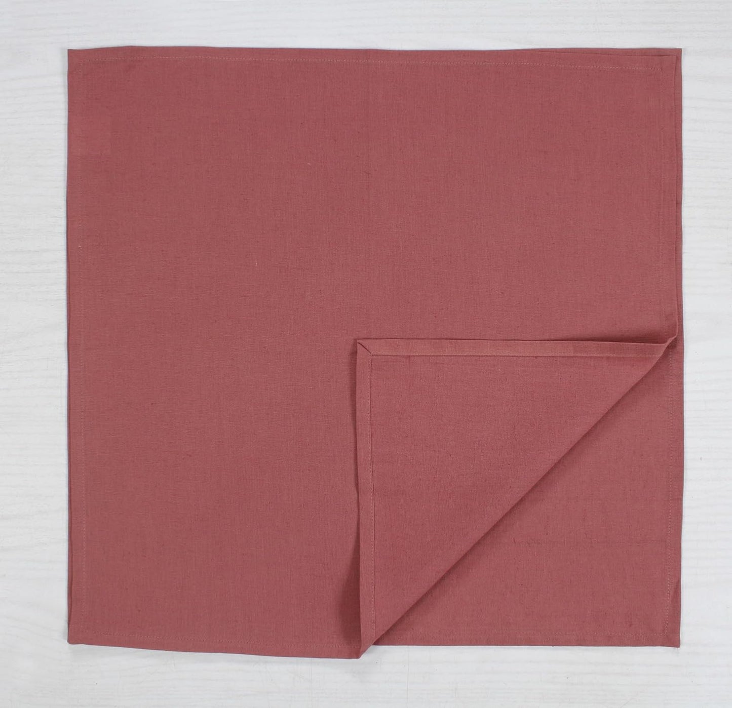 ANA Cloth Napkins Set of 6 (17.5x17.5) inch 100% Cotton Dinner Napkin Washable Hotel Quality Reusable Kitchen & Table Linen for Fall Thanksgiving Family Dinners Weddings & Everyday Use - Blush