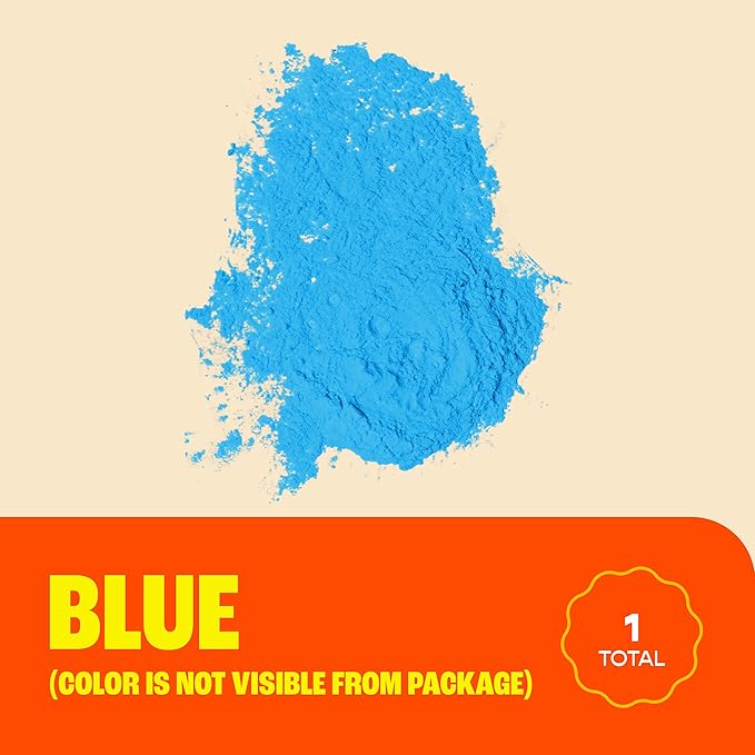 Chameleon Colors Blue Gender Reveal Powder - Blackout Kit - Two 1 lb Bags - Vibrant Blue Color - Powder for Baby Boy Gender Reveal - Color Not Visible Through Bag - Easy Cleanup - Non-Toxic