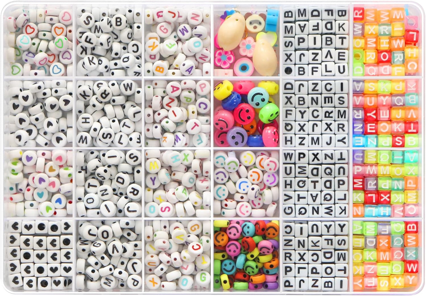 YMSDZHL 17000+PCS Clay Beads Bracelet Making Kit,48 Color DIY Flat Preppy Beads for Friendship Jewelry Making,Polymer Heishi Beads with Charms Gifts for Teen Girls Crafts for Ages 4-12