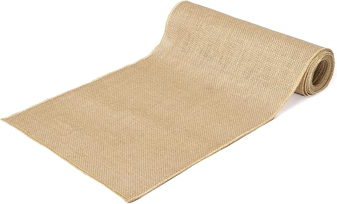 2 Pack Natural Burlap Table Runners (12 x 72 Inch) | Rustic Jute Table Runners for Wedding, Farmhouse, Thanksgiving, Coffee Table Decor Cover, Fall Décor & Parties