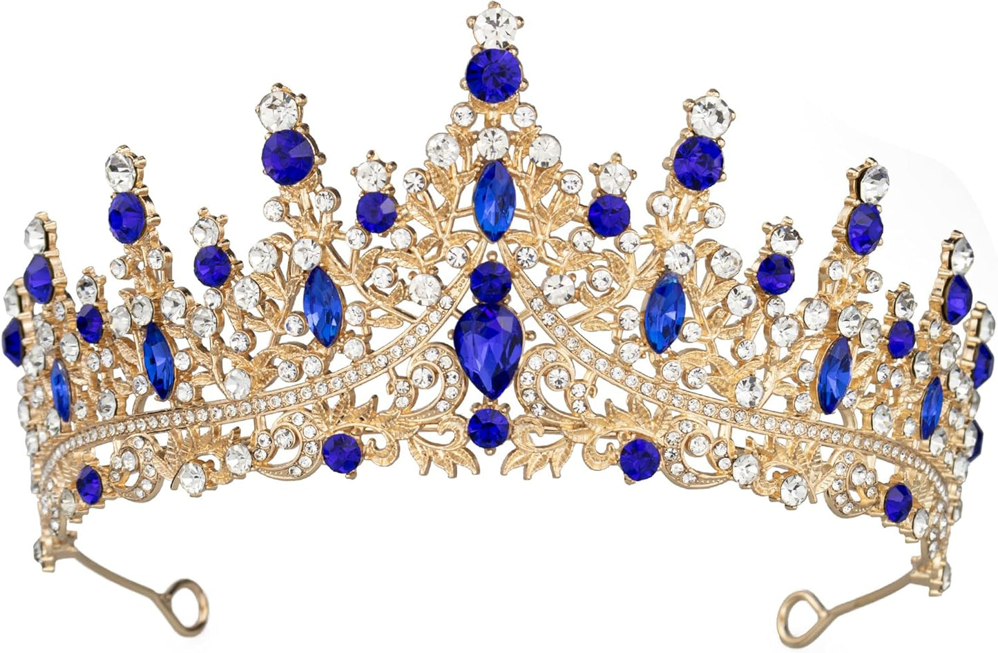 Tiaras and Crowns for Women Crystal Princess Tiaras Rhinestone Queen Crowns For Wedding Bridal Birthday Prom Pageant Party (Tiara 100)