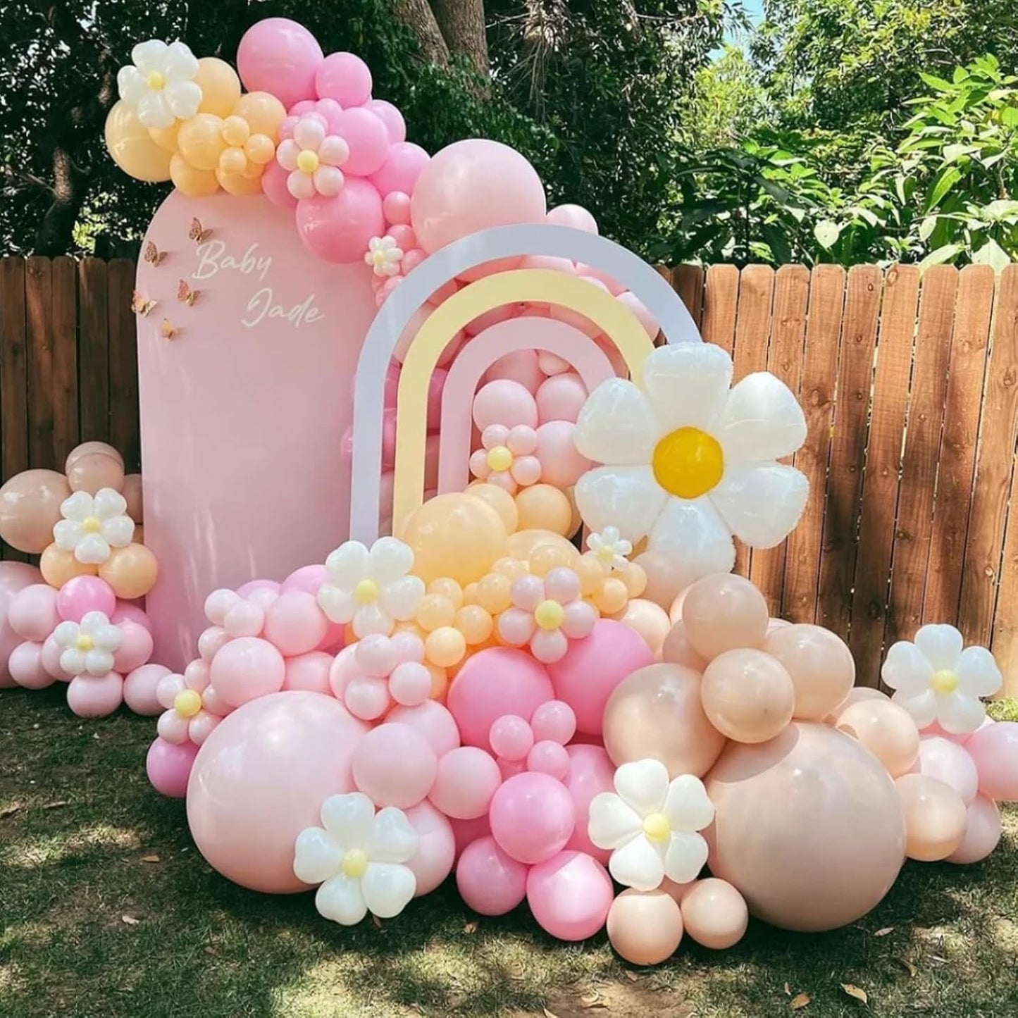105pcs Pink Balloons 12inch Party Latex Balloons for Boys Girls Birthday Baby Shower Gender Reveal Wedding Sunflower Party Decorations