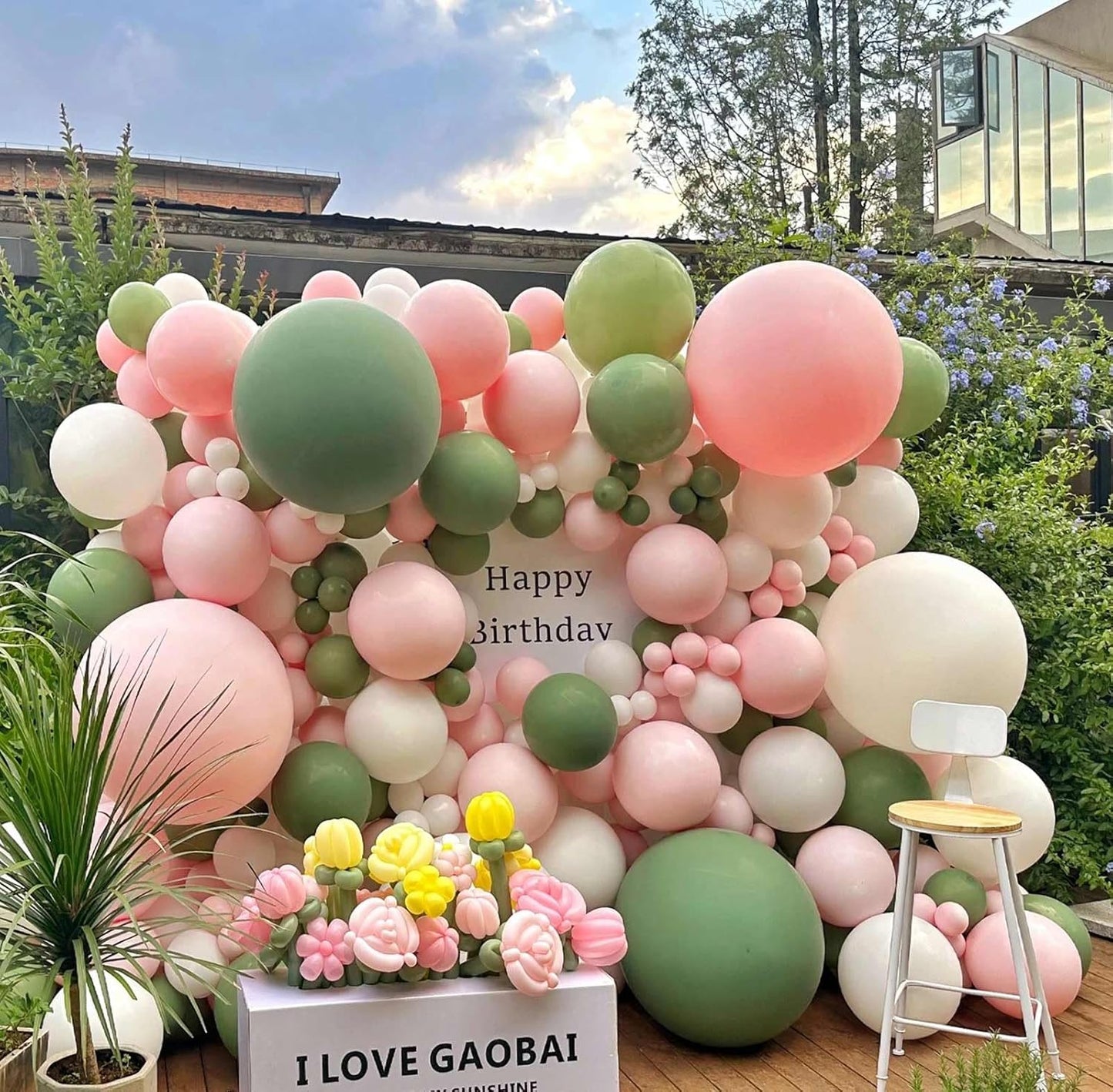 KALOR 18 Inch Pink Balloons, 10 Pcs Matte Latex Balloons Big Round Balloons for Wedding, Baby Shower, Birthday Party and Event Decoration