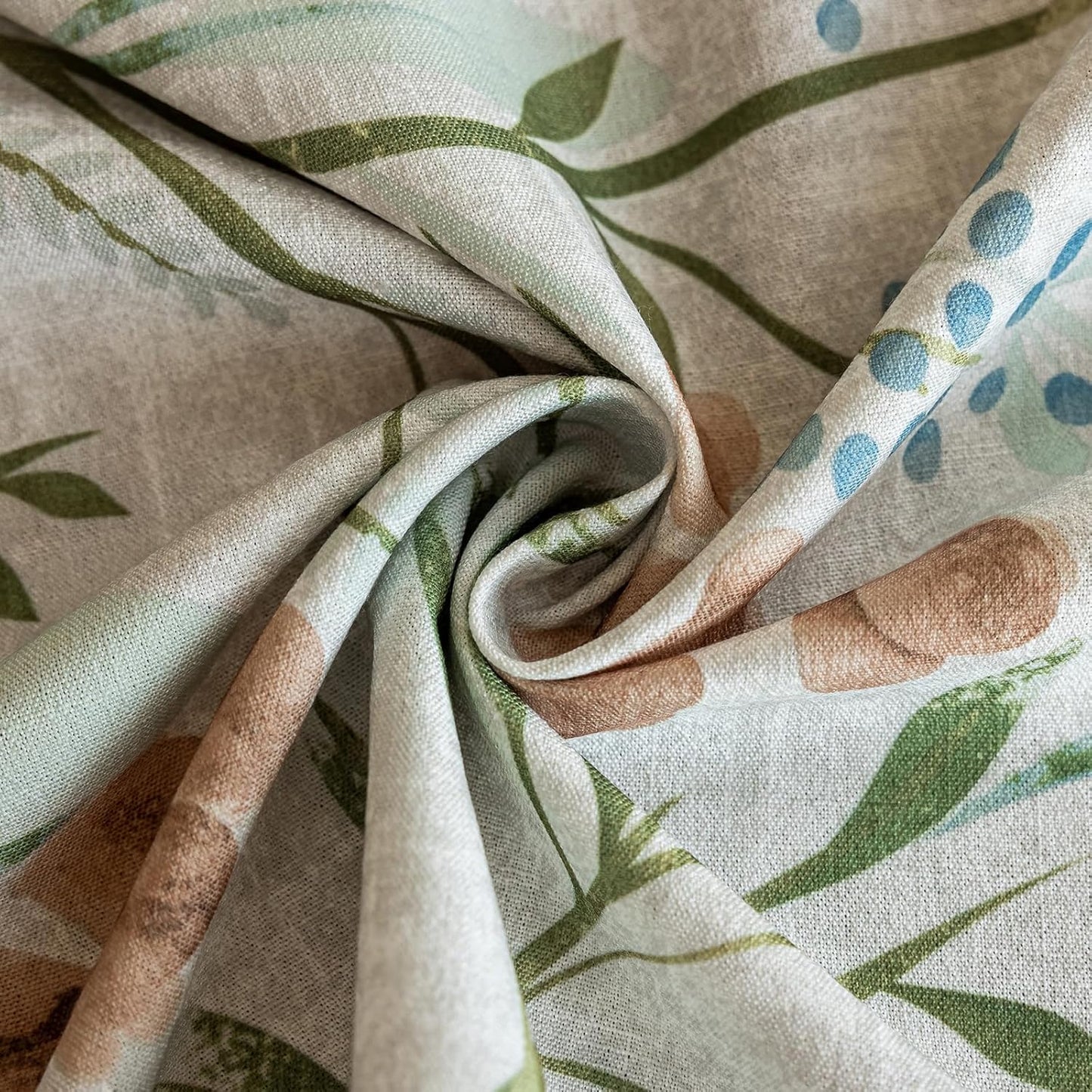 ENJOYBRIDAL Floral Tablecloth - 60 x 120 Inch - Rectangle Rustic Table Cloth Camping Vintage Dining Picnic Table Cover 10-12 Seats Cute Flower Kitchen Polyester Furniture Protector