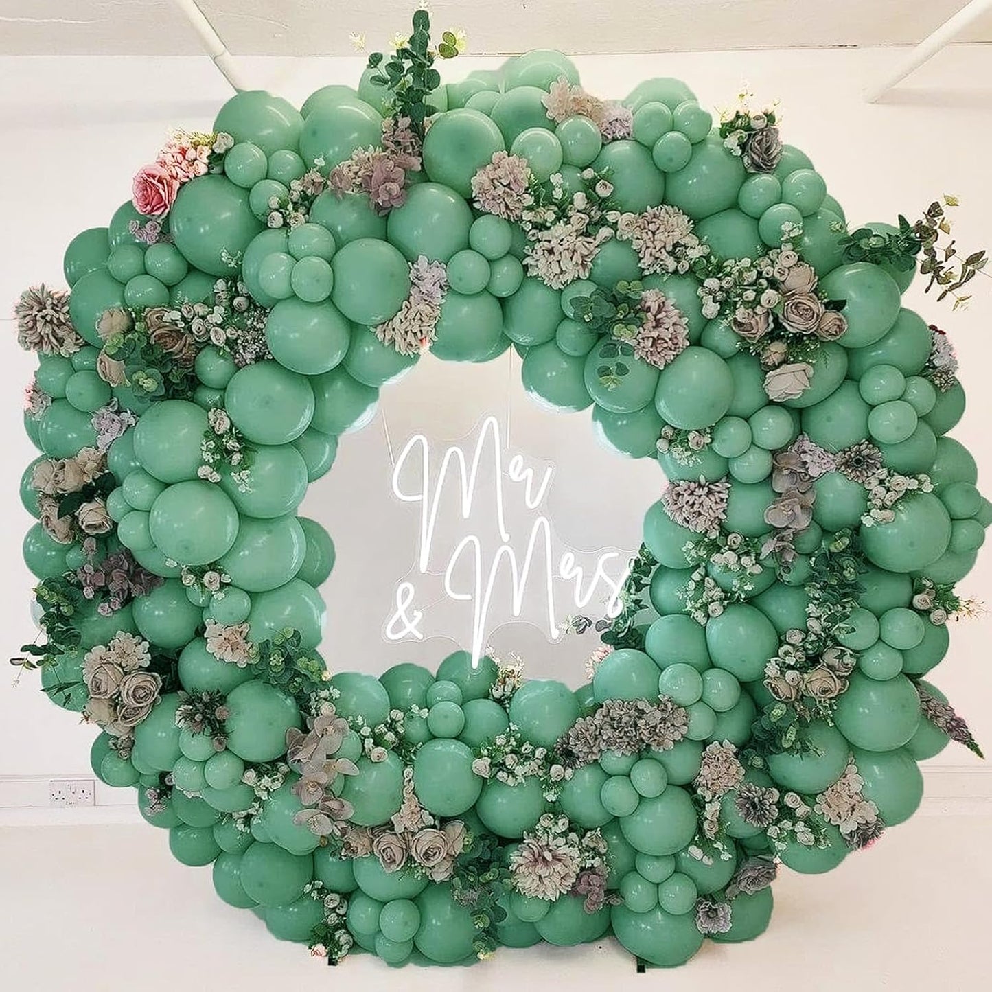 Sage Green Balloons, Scmdoti Sage Green Balloons Different Sizes 18 12 10 5 Inches, Green Balloon Garland Arch for Safari Party Birthday Baby Shower Bridal Shower Spring Decorations(SageGreen)