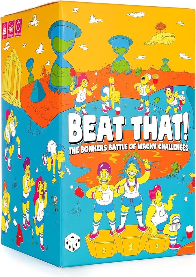 Gutter Games Beat That Game and Household Objects Expansion Combo Pack, Family Party Game for 2 Players - Kids, Adults