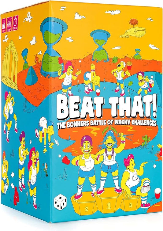 Gutter Games Beat That Game and Household Objects Expansion Combo Pack, Family Party Game for 2 Players - Kids, Adults