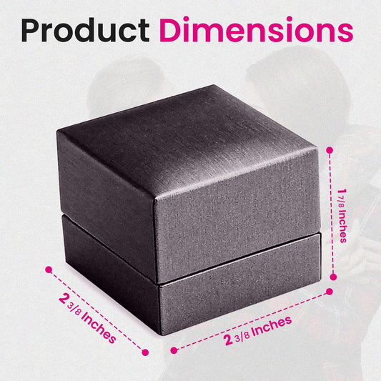 Novel Box Earring Tree Purple Jewelry Box 2.37x2.37x1.87 Inches - Earrings Gift Box for Proposal Wedding Engagement - Faux Leatherette Jewelry Display Box - Gift Presentation Boxes for Earrings