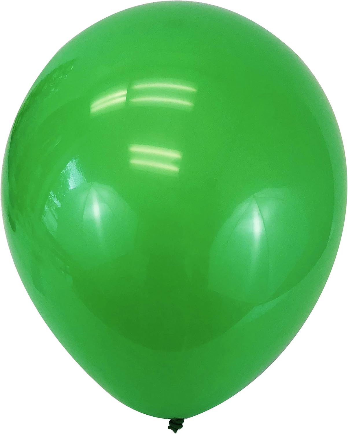 Allgala Latex Balloons for Parties | Helium Grade Bulk Balloon Pack | Ideal for Birthday Party Decorations, Baby Shower, Christmas Party | Colored Balloons for Events | 100ct 12" - Green