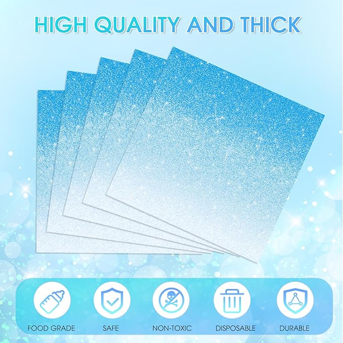 40PCS Blue Napkins 2-Ply Ombre Blue Dinner Napkin Disposable Paper Dessert Beverage Napkins for July 4th Party,Bar,Dinner,Weddings,Anniversary,Hanukkah,Birthday Party Decorations