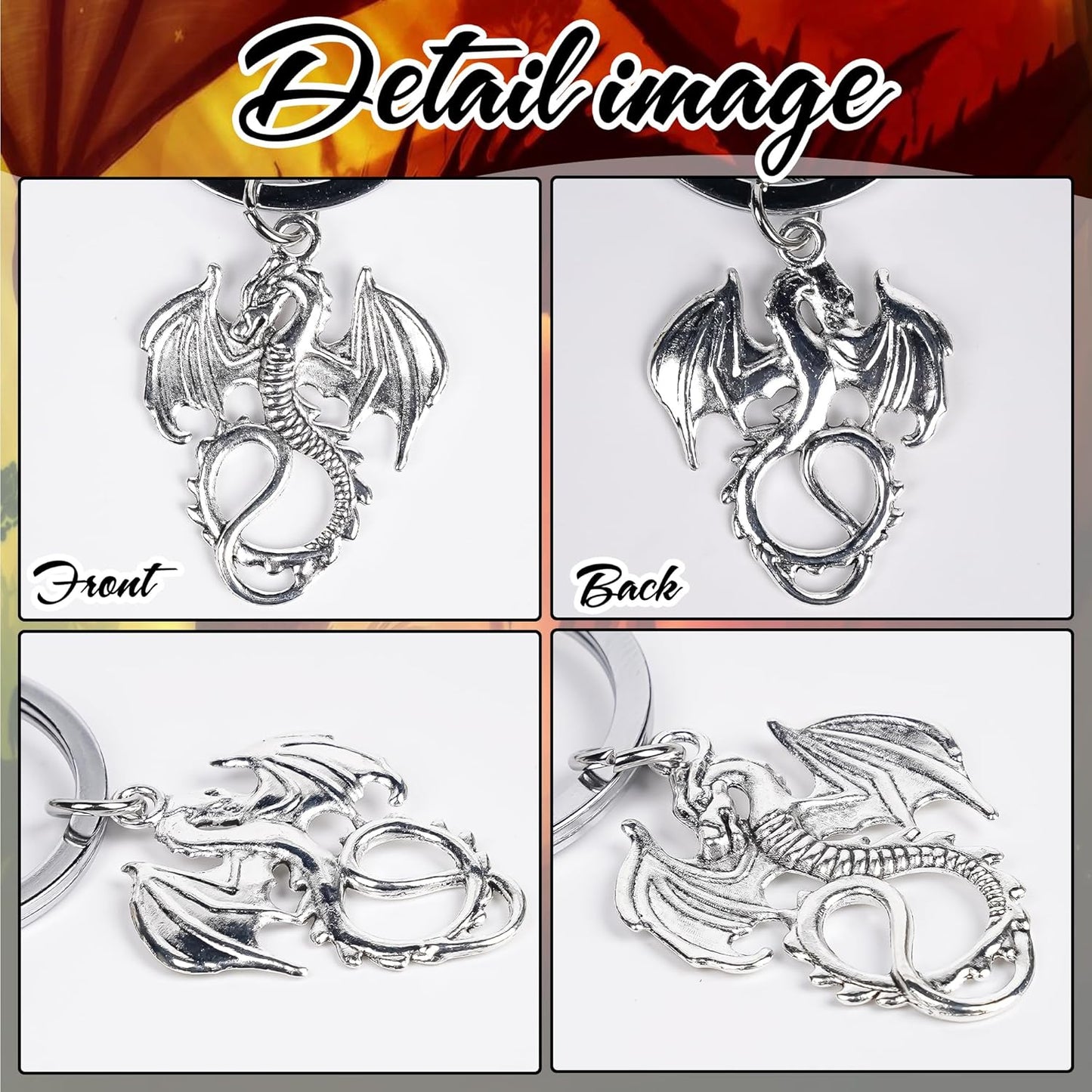 Inspirational Gifts Motivational Keychains - Elephant Dragon Flamingo Encouragement Uplifting Gift for Men Women Christmas