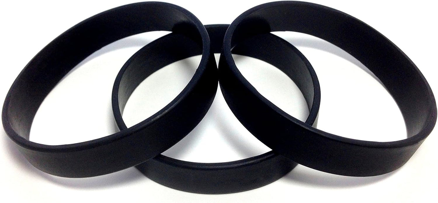 TheAwristocrat 1 Dozen (12) Multi-Pack Blank Rubber Wristbands Silicone Bracelets - Select from a Variety of Colors