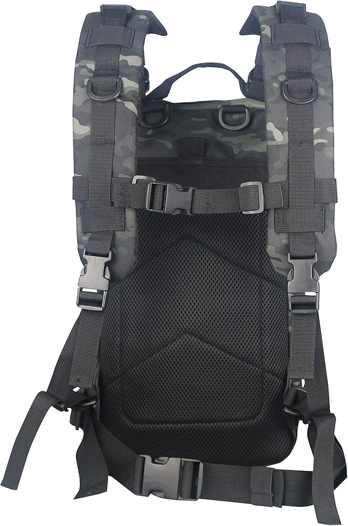 Lightning X Stocked EMS/EMT Trauma & Bleeding First Aid Responder Medical Backpack + Kit (Black Camo)