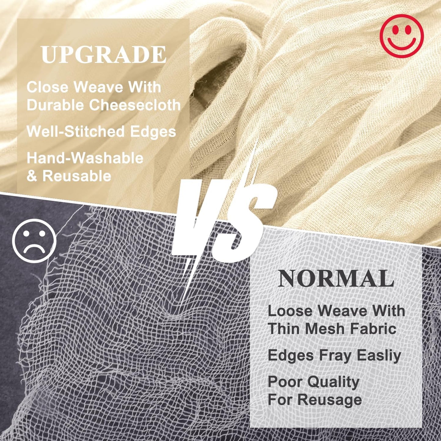 Wokceer Cheesecloth Table Runner Christmas 12 Pack 10FT Beige Boho Gauze Cheese Cloth Table Runner for Party Long Rustic Sheer Table Runners for Baby Bridal Shower Wedding Easter Table Decor