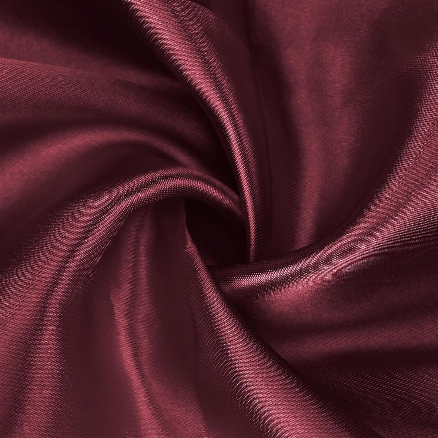 Bailarina 40 Pack Burgundy Satin Napkins,17x17 Inches Wedding Napkins Square Soft Silky Table Napkins Bulk Decorative Elegant Cloth Napkin for Party Decoration, Banquet,Wedding,Graduation