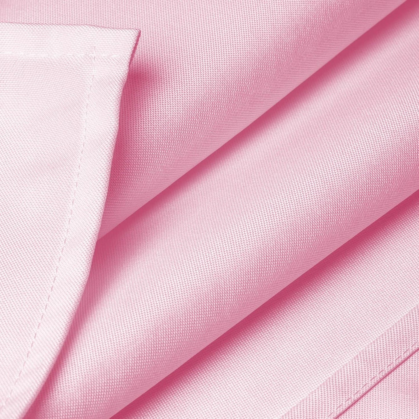 Lann's Linens - 60" x 126" Premium Tablecloth for Wedding/Banquet/Restaurant - Rectangular Polyester Fabric Table Cloth - Pink