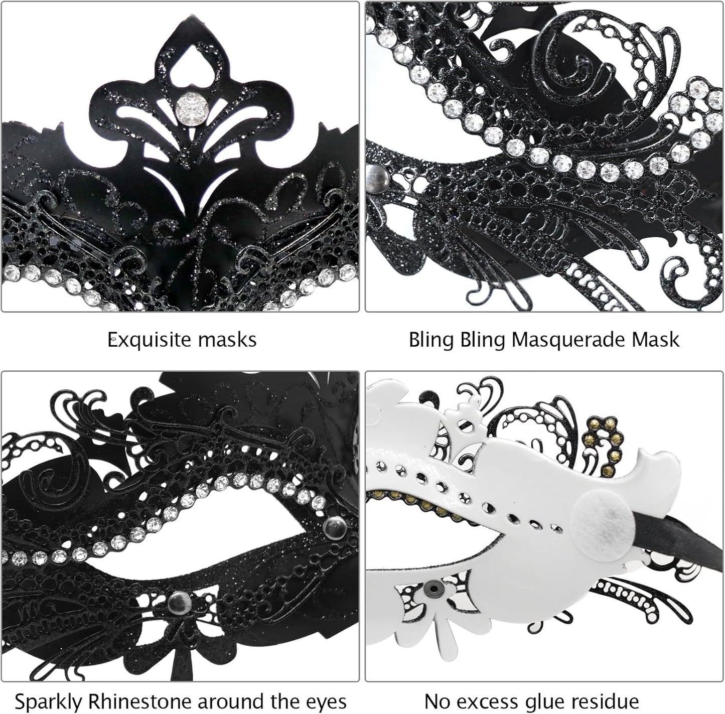 Coddsmz Masquerade Mask Venetian Masks Mardi Gras Mask Prom Ball Costume Mask Wedding Halloween Christmas Party Mask