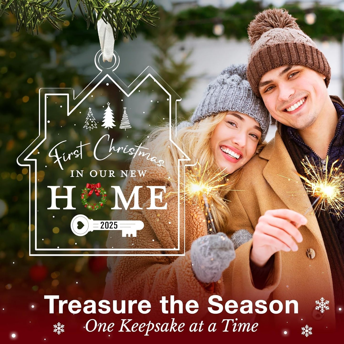 New Home Ornament 2025 - Perfect Housewarming Gift for Couples, Ideal House Warming Gifts for Women, House Warming Gift New Home, Housewarming Gifts, Best Housewarmings Presents 2025