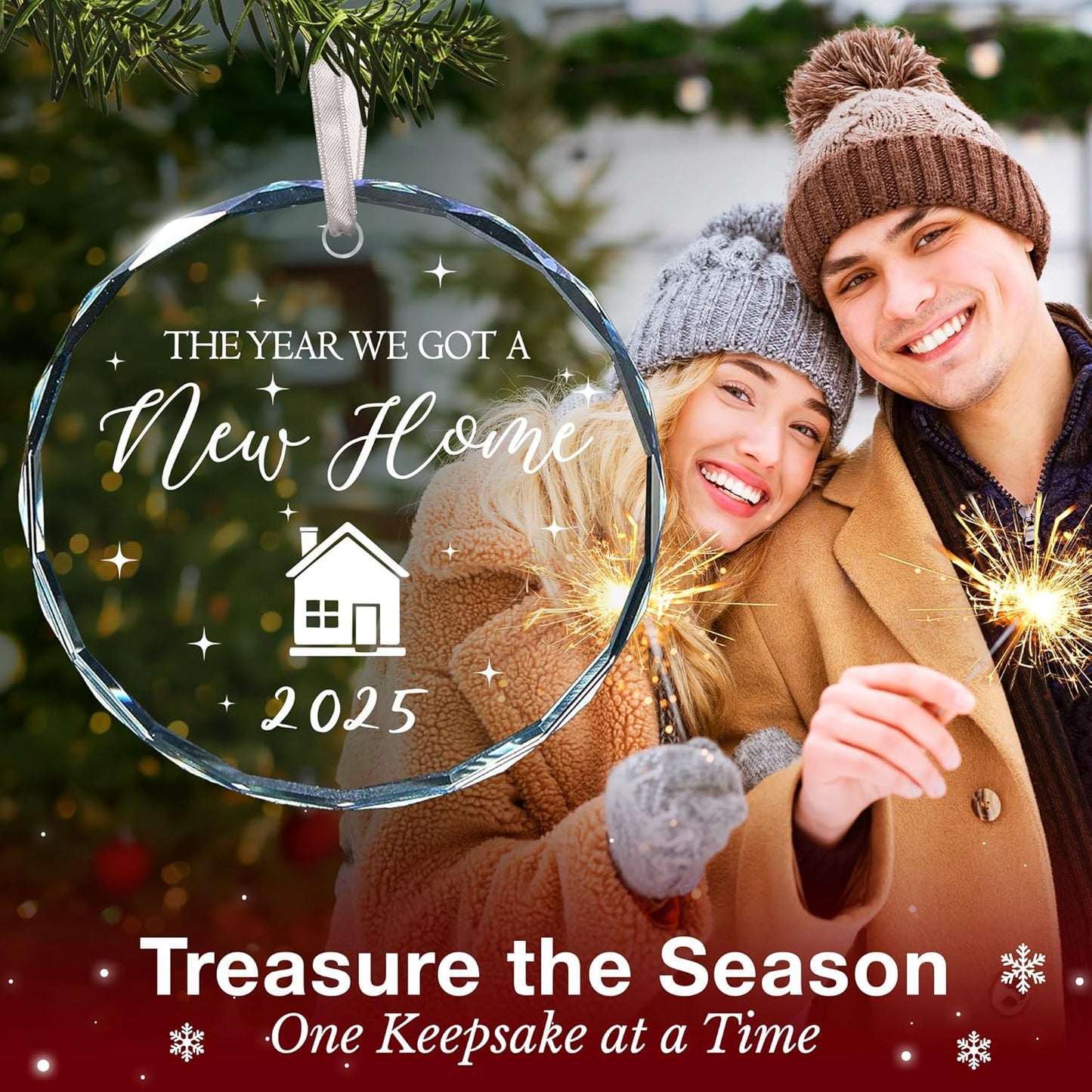 New Home Ornament 2025 - Perfect Housewarming Gift for Couples, Ideal House Warming Gifts for Women, House Warming Gift New Home, housewarmings Gifts, Best Housewarming Presents 2025