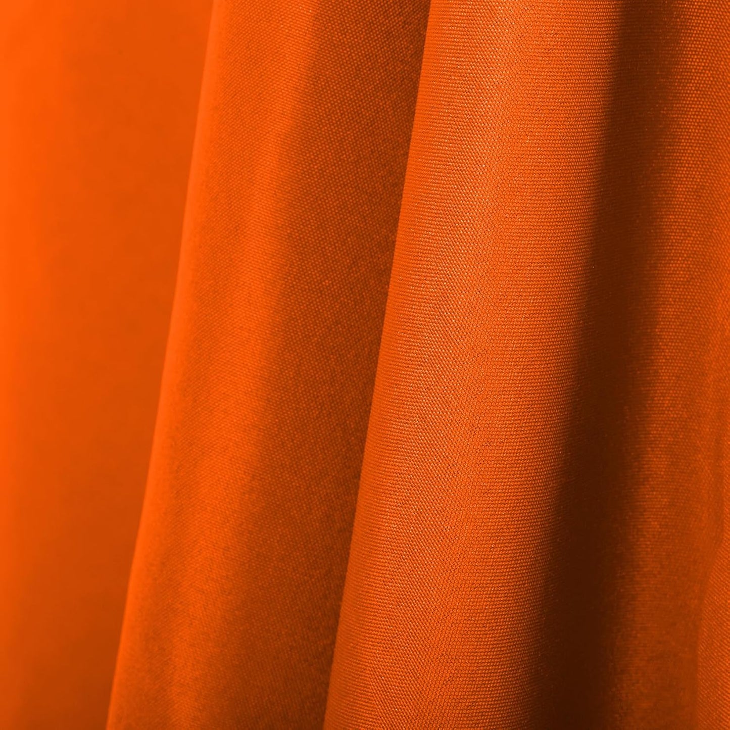 Ascoza 2pack 90x132 Inch Orange Rectangular Tablecloth 8 Feet Table Cloth in Polyester Fabric for Wedding/Banquet/Restaurant/Parties