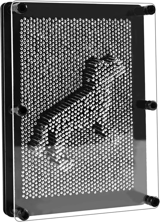 MICKYU Metal 3D Pin Art Sensory Toys Board Games for Kids 8-12