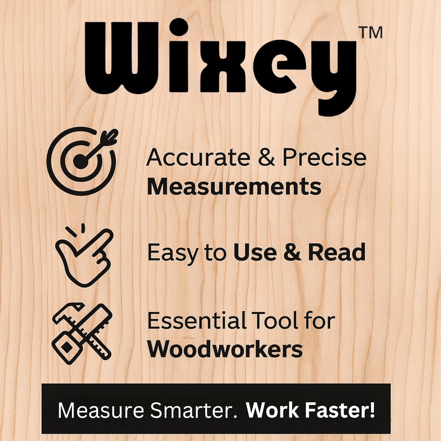 Wixey Digital Angle Gauge with Backlight – Easy-to-Read Magnetic Digital Angle Finder for Table Saw & Miter Saw – Precision Measuring Tools for Woodworking Tasks Like Cutting Bevels & Compound Angles