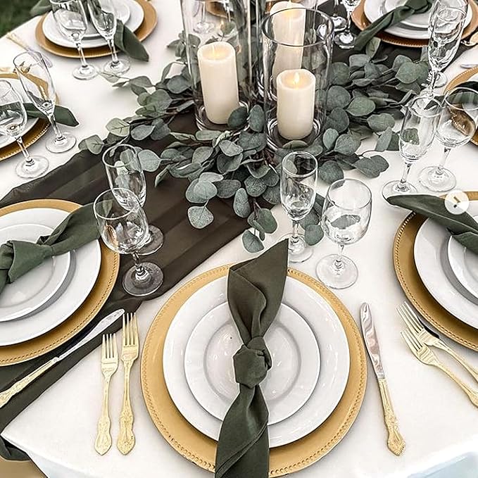 50 Pcs Gold Charger Plates Bulk, 13" Round Beaded Plate Chargers for Dinner Plates, Decorative Dinner Chargers Plastic Table Chargers for Wedding Holiday Party Baby Shower Event Decoration (Gold)