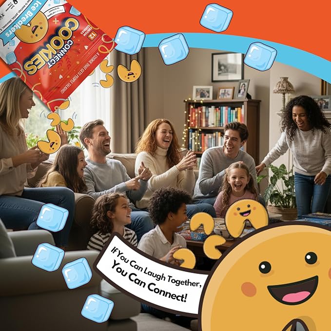 Connect Cookies – Icebreaker Fortune Cookies for Team Building, Meetings & Events | Fun Conversation Starters for Work, Parties, and Offsites
