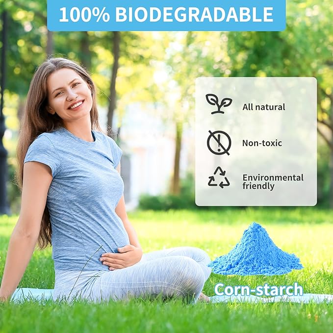 Gender Reveal Fire Extinguisher Blue, Blue Gender Reveal Smoke Bombs Powder Cannon Spray Baby Shower Ideas Party Suppliers Baby Boy 100% Biodegradable 2 Pack