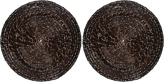 Fitz & Floyd 13" Rattan Charger Plate (Set of 4) (Pack of 2)