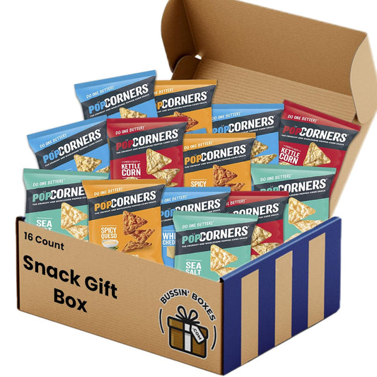 Popcorn Variety Pack (16 Count) by Bussin Boxes