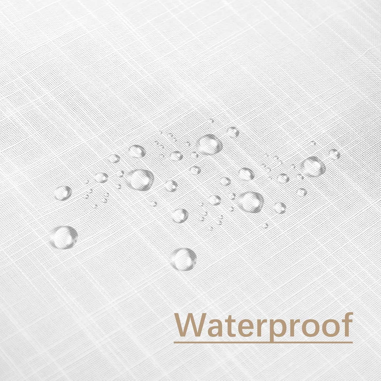 Linen Textured Round Tablecloth, Slubby Lightweight Table Cloth 60 Inch, Water Resistant Stain Resistant Farmhouse Burlap Table Cover for Kitchen Dining Room