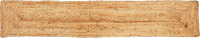 Goroly Home Reversible Jute Braided Table Runner - Farmhouse Burlap, Eco-Friendly Rustic Vintage Dining Table Runner, Table Decor, Handwoven, Natural Fiber, Sustainable - 13x72 Inch, Natural