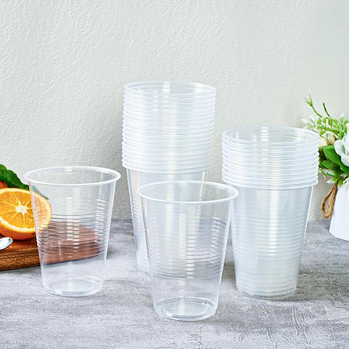 Lilymicky 1000 PACK 16 oz Clear Plastic Cups, Cold Disposable Party Drinking Cups for Parties, Picnic, BBQ & Events