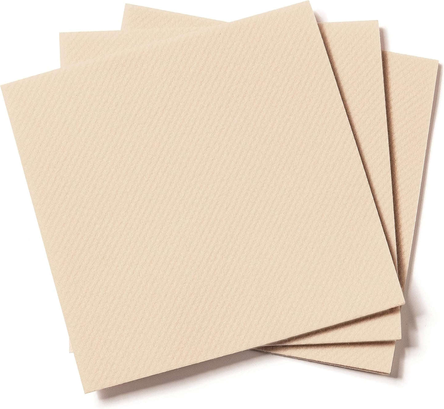 AMERICAN HOMESTEAD Sand Cocktail Napkins - Premium 4.75"x4.75" Disposable Linen-Like Beverage Napkins - Bulk Square Party Bar Serviettes for Weddings, Parties, Events, and Everyday Use - 100 Count