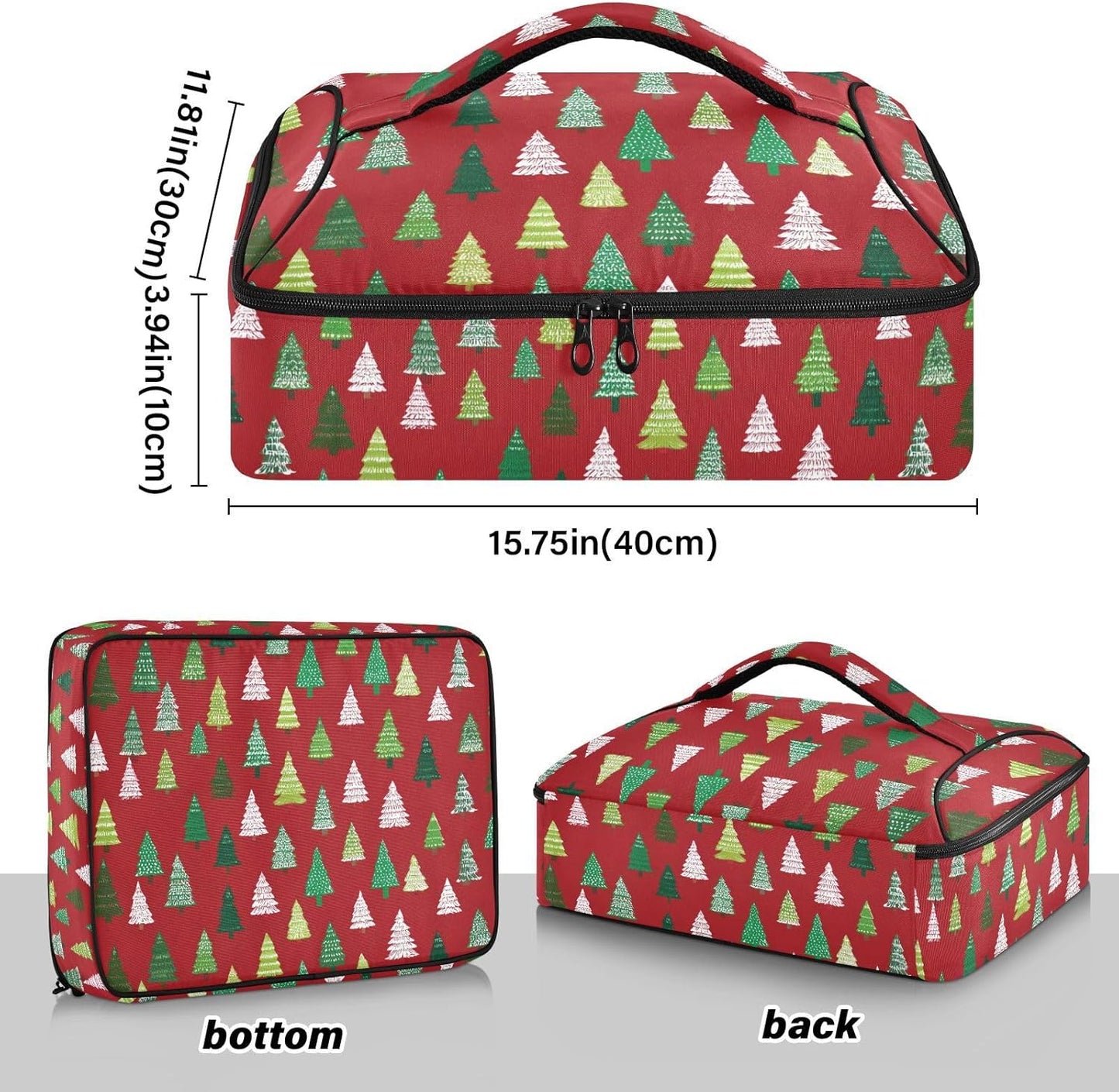 Casserole Carriers for Hot or Cold Food Reusable Casserole Dish Carrier Insulated Thermal Large Capacity Durable Perfect for Party Camping Family Gatherings Yellow Fish