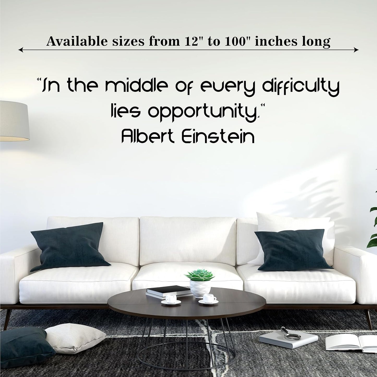 Personalized Custom Vinyl Wall Sticker - Inspirational Wall Decal for Office Decor, Car, Vehicle, Boat - Motivational Wall Art Vinyl Decal with Words Saying