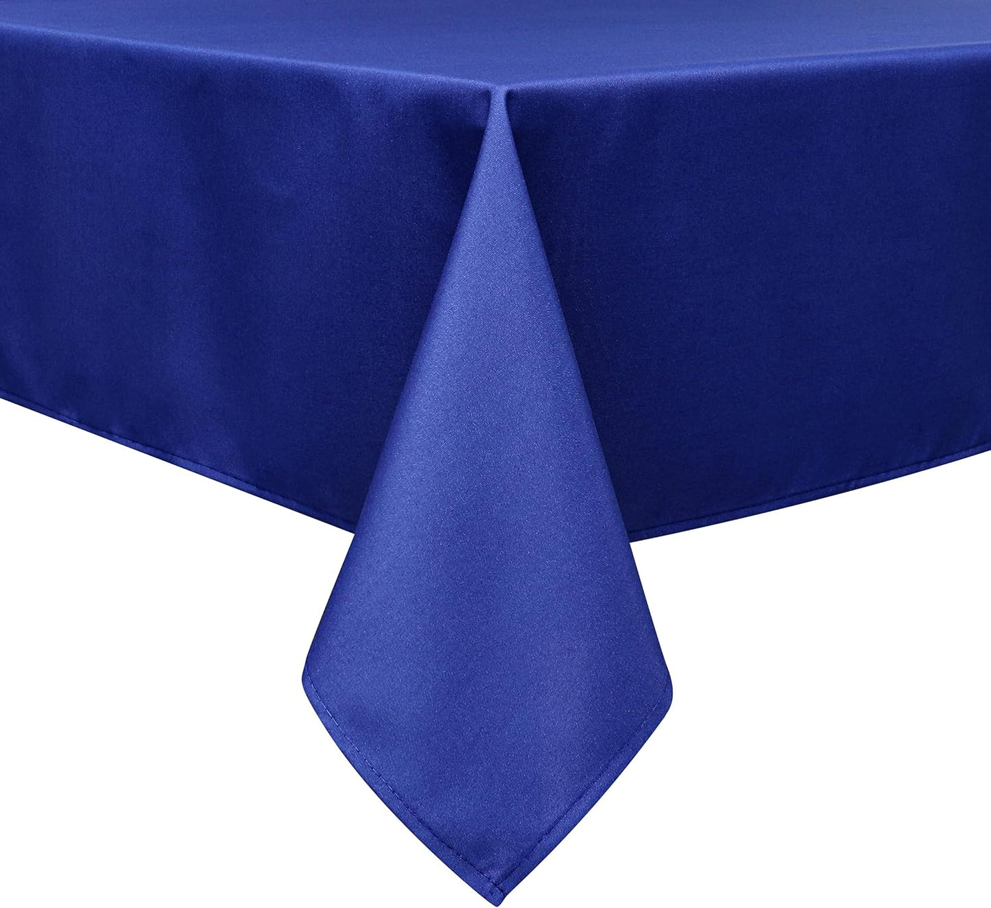 Wewoch Royal Blue Rectangle Tablecloth Wrinkle Resistant Washable Fabric Table Cloth for Dining, Kitchen, Parties, Weddings and Outdoor Use 60 Inch by 104 Inch