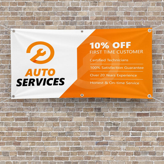 GotPrint Custom Banner 13oz Matte | Personalized Custom Vinyl Banner for Grand Openings, Graduations, Parties, Event Promotions | Add Your Text, Logos, Image, Indoor or Outdoor Use, 4 ft x 10 ft